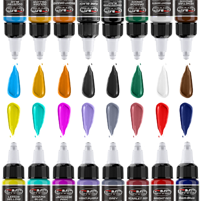 Mua Mực xăm chống nước 1/2OZ Màu sắc tố xăm cho trang điểm vĩnh viễn sản xuất trực tuyến