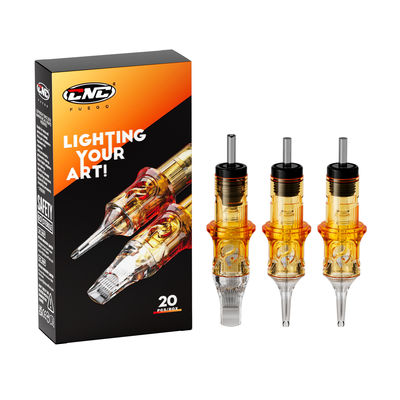 CNC Fuego Stainless Steel Round Shader Tattoo Needles sử dụng duy nhất Magnum Needle Tattoo 0.30mm Tattoo Cartridge Needle Stainless Steel EO khí khử trùng  Needles