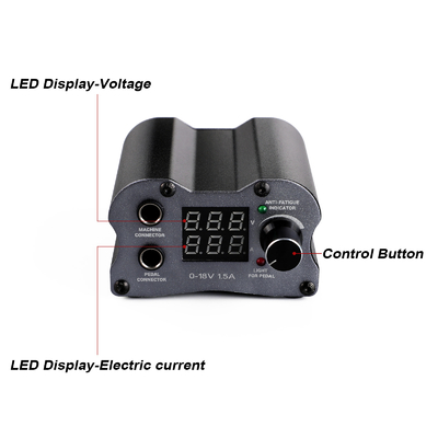 Dòng điện hình xăm số nhôm P189 Pin hình xăm pin màn hình LED Đen