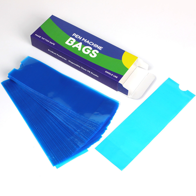 Máy xăm màu xanh lá cây túi bọc 100pcs bút xăm túi bảo vệ dùng một lần