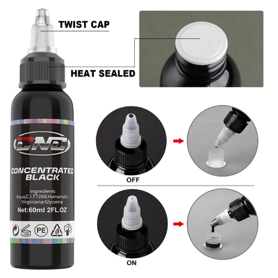 Màu sắc màu sắc mực xăm 60ml sắc tố cho trang điểm vĩnh viễn