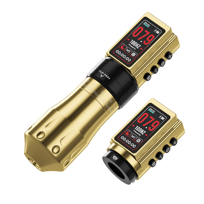 Máy xăm kỹ thuật số CNC chính xác cao với nhịp điều chỉnh, pin sạc lại hai lần và chế độ tiết kiệm năng lượng thông minh